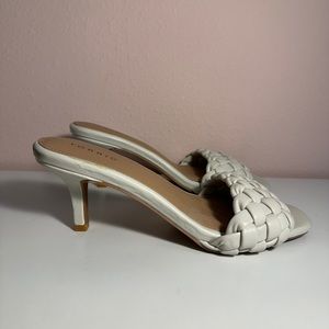 Torrid Off-White Braided Sandal Size 10 Wide Width